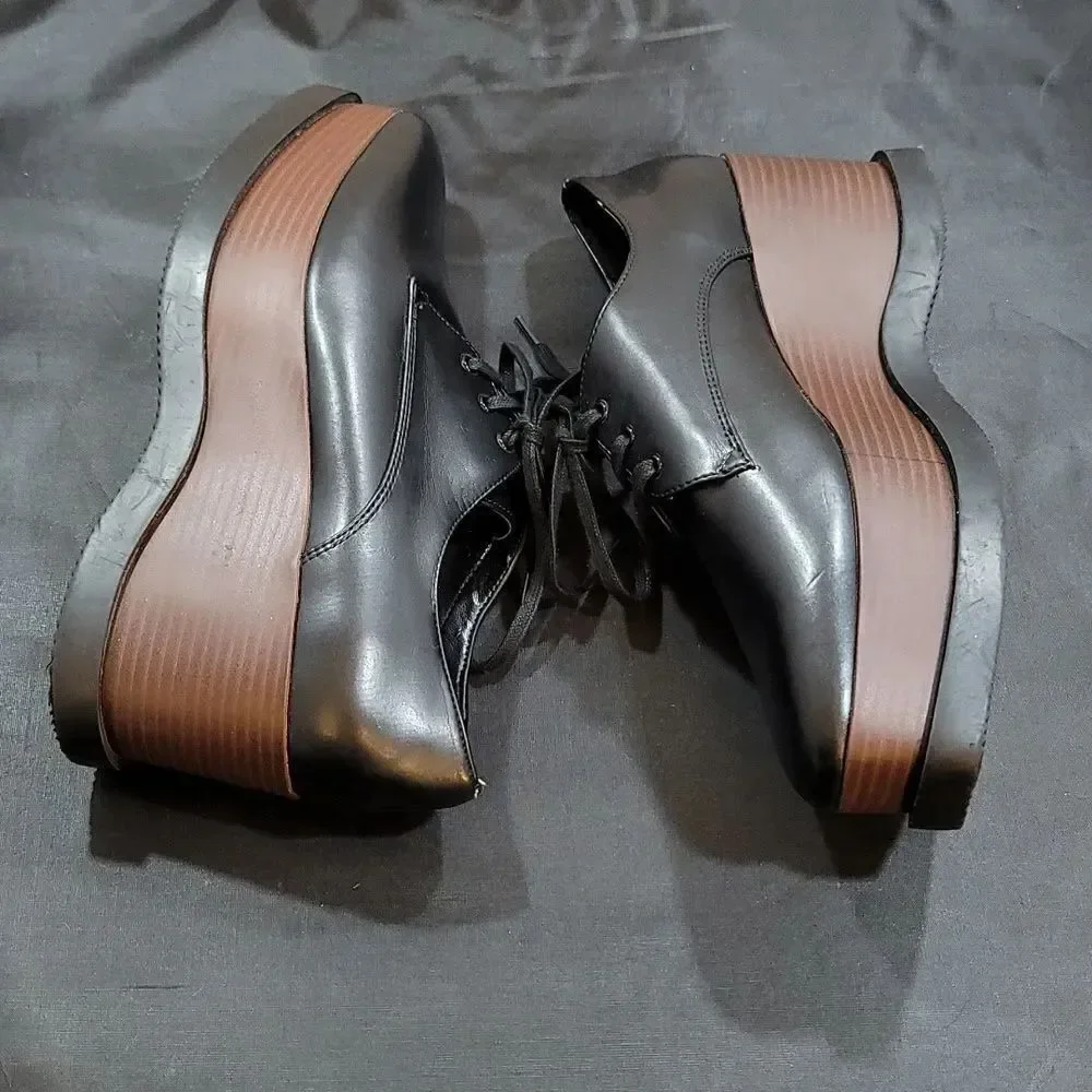 BRAND NEW CHARLES & KEITH PLATFORM WEDGE PLATFORM SHOES